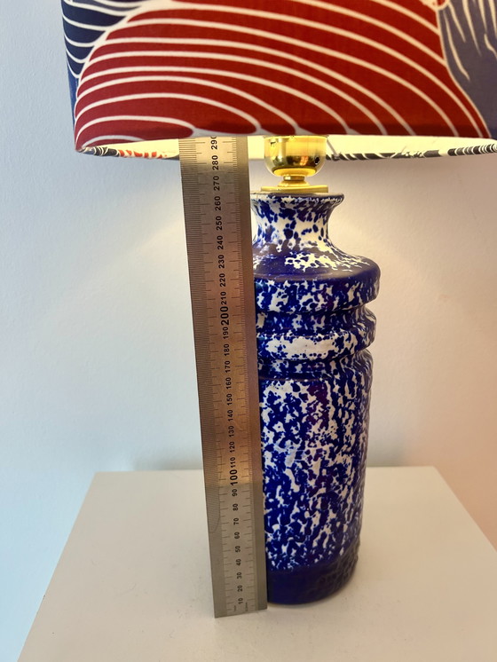 Image 1 of Vase lamp made from VEB Haldensleben ceramics – GDR | Upcycled one-of-a-kind piece