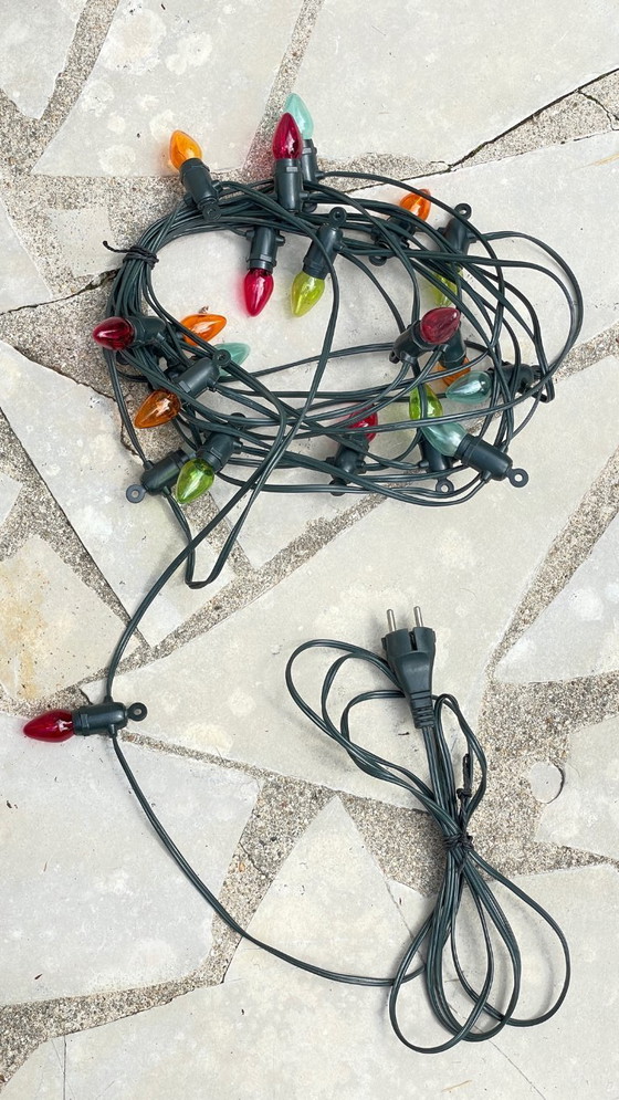 Image 1 of Ghirlanda vintage da esterno da 10 metri