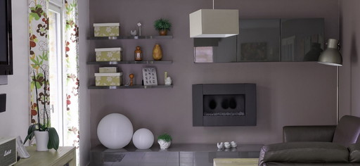 Conjunto Poliform: 1 mueble base, 1 mueble alto, 3 estantes