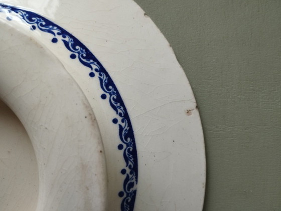 Image 1 of Mounted plate in Gien ironstone earthenware