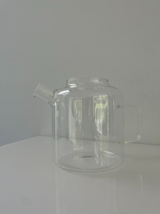 Image 1 of Scandinavian design borosilicate glass teapot 1.5L