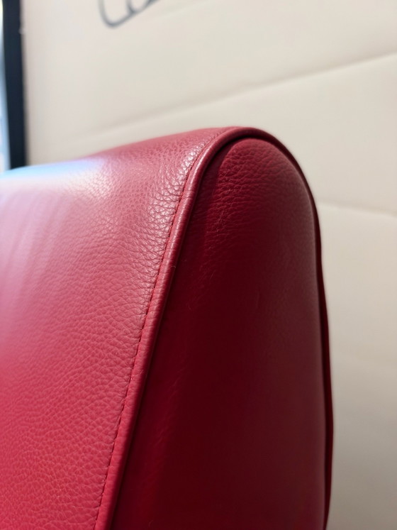 Leolux Felizia Sofa 2 Seater High Red Leather (photo 6 of 8)
