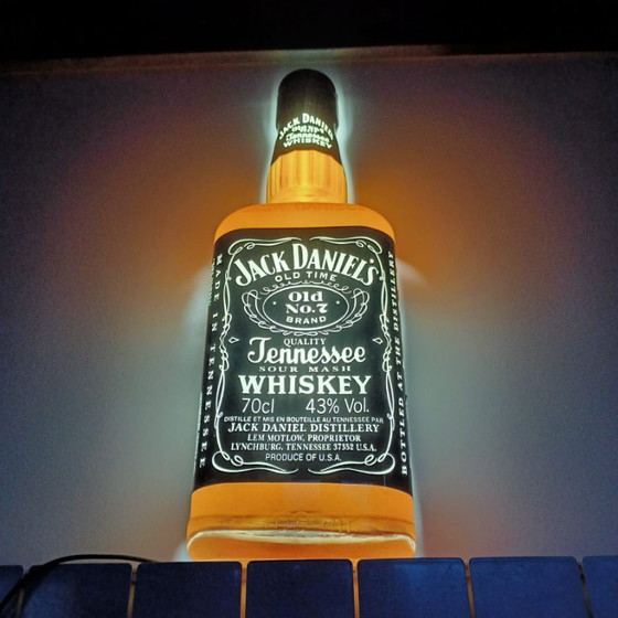 Image 1 of Affiche lumineuse vintage Jack Daniels