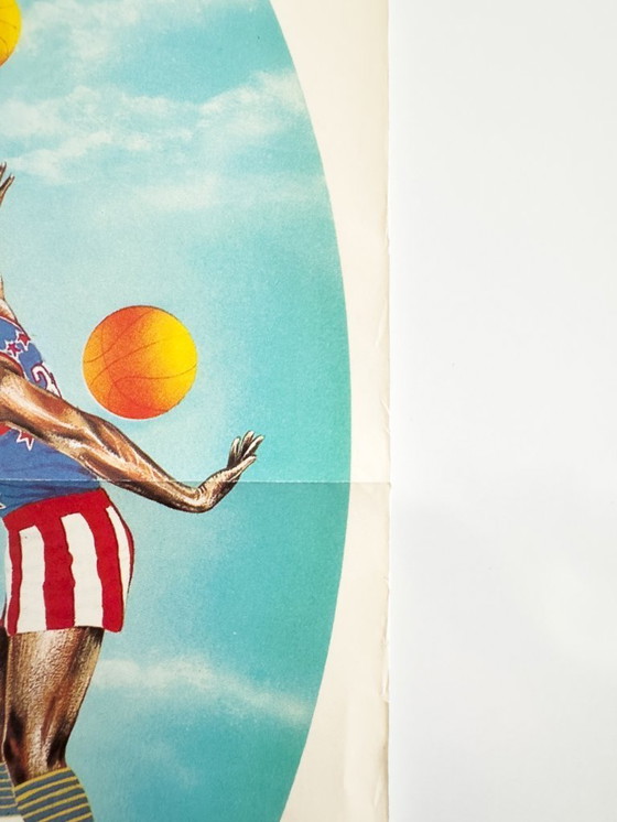 Image 1 of 🏀 Harlem Globetrotters – 1978 – Poster originale A1 | 84,1 × 59,4 cm | Germania Ovest
