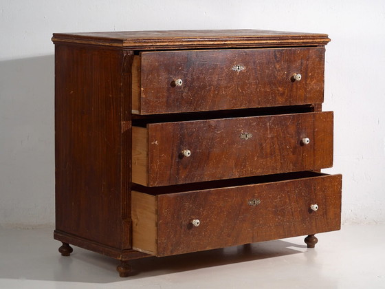 Large antique chest of drawers (c.1920) #25 (photo 32 of 40)