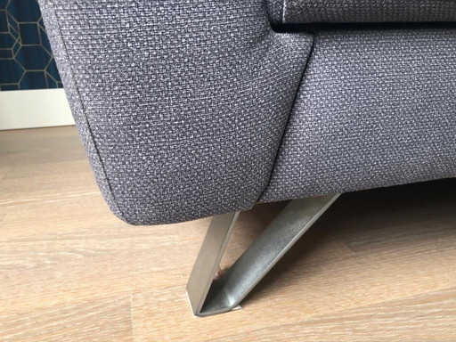 Henders and hazel Vecchio two-seater sofa gray