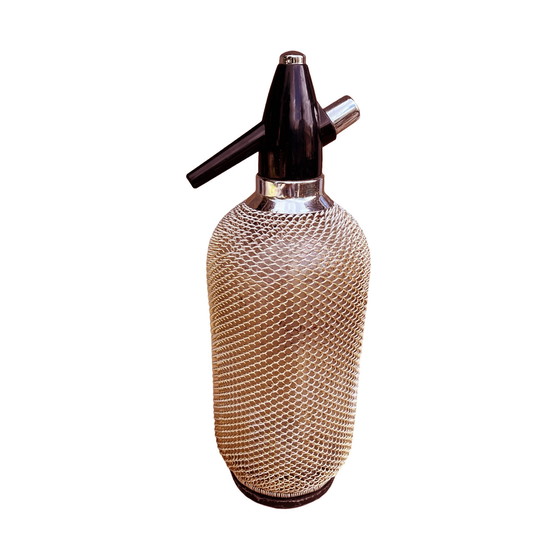 Image 1 of Sifone in acciaio intrecciato, Merkuria Kovocas, Cecoslovacchia, anni '70