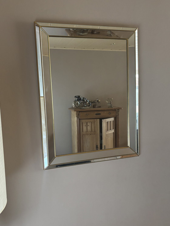 Image 1 of Vintage Deknudt spiegel (Messing)