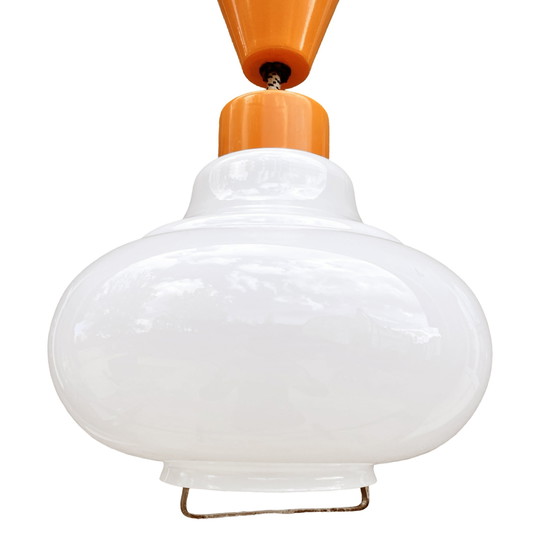 Image 1 of Lampada a sospensione, Kamenický Šenov, Cecoslovacchia, anni &#39;50.