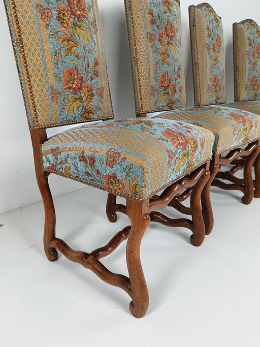Os De Mouton Tapisserie-Stühle aus Buche (6er-Set) – eetkamerstoelen, Wood (photo 2 of 33)