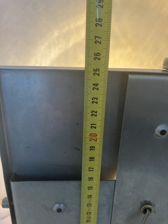 Image 1 of Applique vintage anni '70 in vetro trasparente e fumé per Poliarte