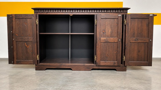 Commode rustique – Buffet bas, Bois, Laiton (photo 5 of 5)