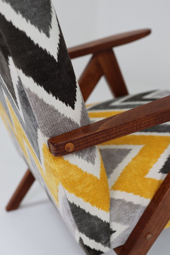 Image 1 of Fauteuil scandinave style ethnique Lima Fauteuil de salon moderne du milieu du siècle Lima