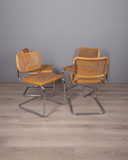 SET DI 4 SEDIE VINTAGE ANNI '60, MODELLO CESCA, DISEGNATE DA MARCEL BREUER PER GAVINA