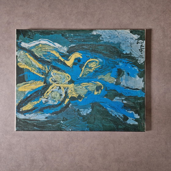 Serigrafía de Karel Appel sobre lienzo. – Litografías y grabados, Textile (photo 10 of 13)