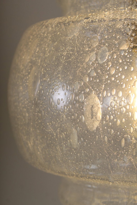 Image 1 of Lampada a sospensione in vetro vintage