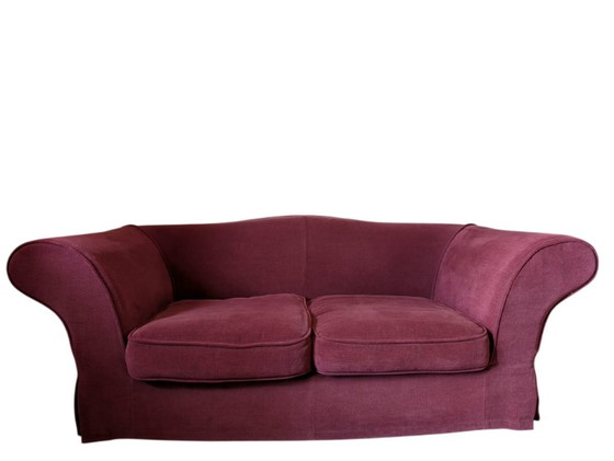 Splendido divano Roche Bobois 2 posti in velluto Rosso Bordeaux – Divani, Textile, Velvet (photo 10 of 15)