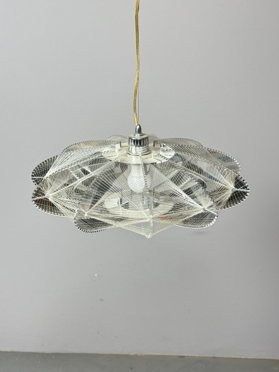 Image 1 of Lampada a sospensione Space Age di design di metà secolo di Sompex, attribuita a Paul Secon, anni '70