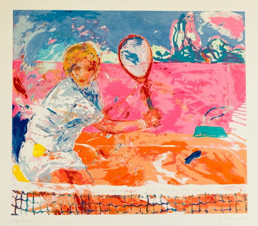 Jan van Diemen - Tennis Colorato - Litografie e stampe