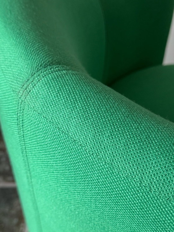 Image 1 of Fauteuil design Broste Copenhagen, chaise Pond vert émeraude