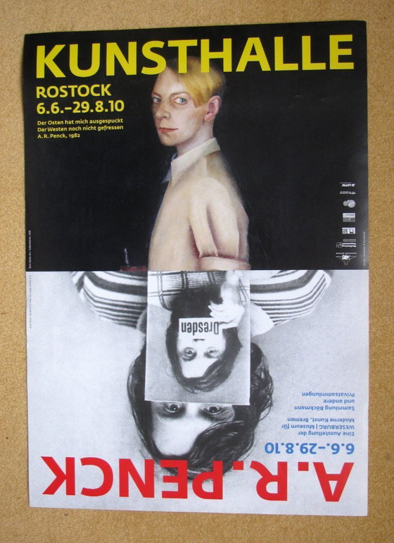 Image 1 of Affiche d'exposition exceptionnelle A.R. PENCK