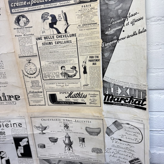 Image 1 of Handgemaakt Origineel vintage reclamebehang