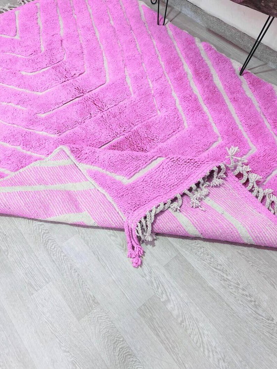 Tapis berbère marocain 200cm x 300cm – Wool, Cotton (photo 3 of 10)