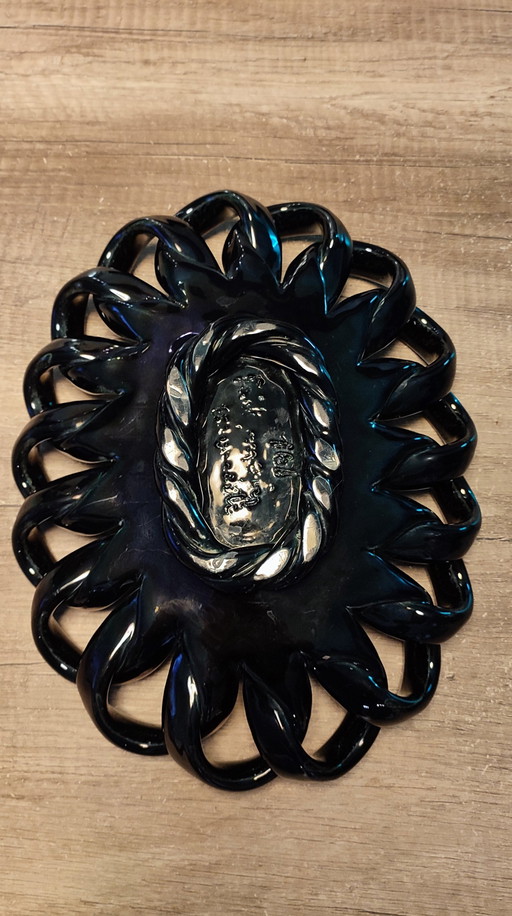 Frutero de cerámica retorcida Ceramidi (talleres de Vallauris)