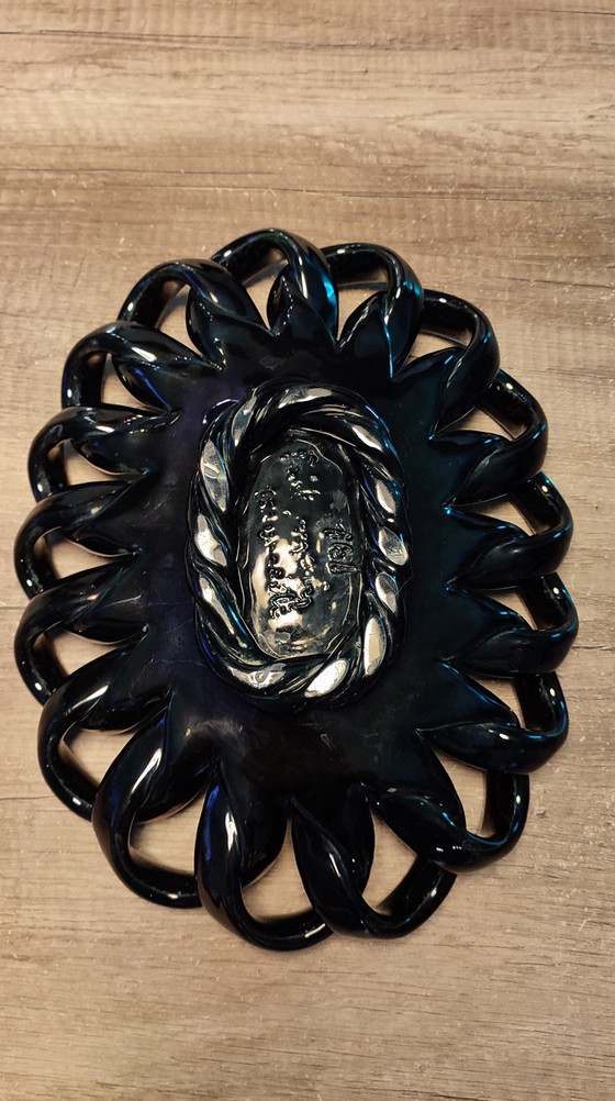 Image 1 of Frutero de cerámica retorcida Ceramidi (talleres de Vallauris)