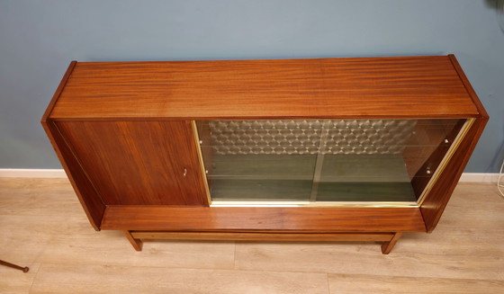 Image 1 of Buffet haut vintage en placage de teck