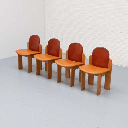 Silvio Coppola Eetkamerstoelen set van 4