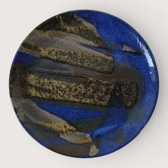Plato de gres Jean Cacheleux / Puisaye – Loza, Porcelain (photo 2 of 7)