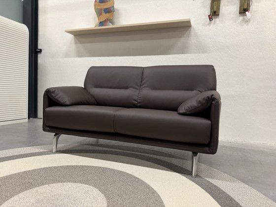 Image 1 of 2 Leolux Bora Balanza Sofa 2.5 & 2 Seater Wapiti Brown Leather