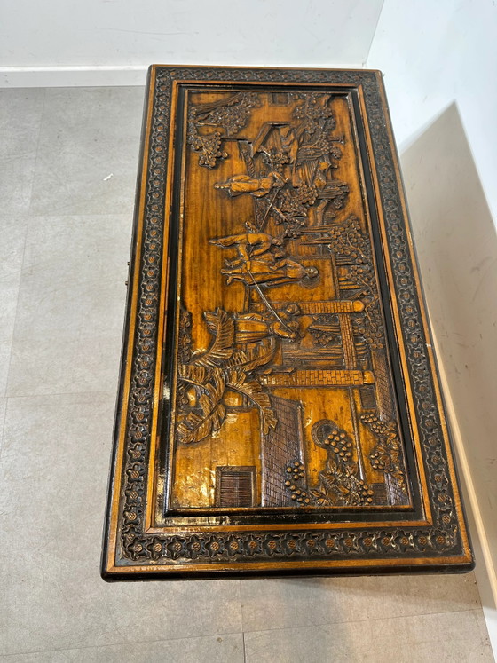 Antique Oriental Wooden Chest – Storage cabinet (photo 3 of 6)
