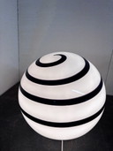 Lampe Vintage 'Zebra' Swirl Grande Sphère Ø 30 cm