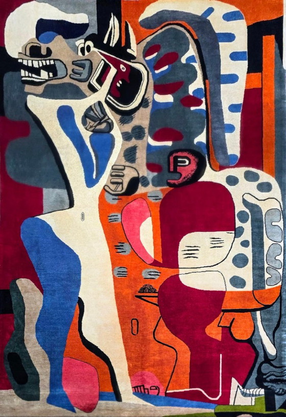 Tapiz MENACE de Le Corbusier, 1938 – Lana de seda anudada a mano sobre algodón – 200x300cm – Alfombras, Wool (photo 9 of 11)