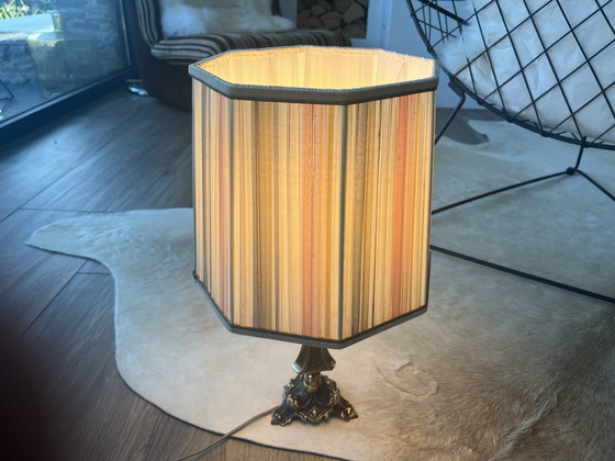 Image 1 of Old table lamp, brass