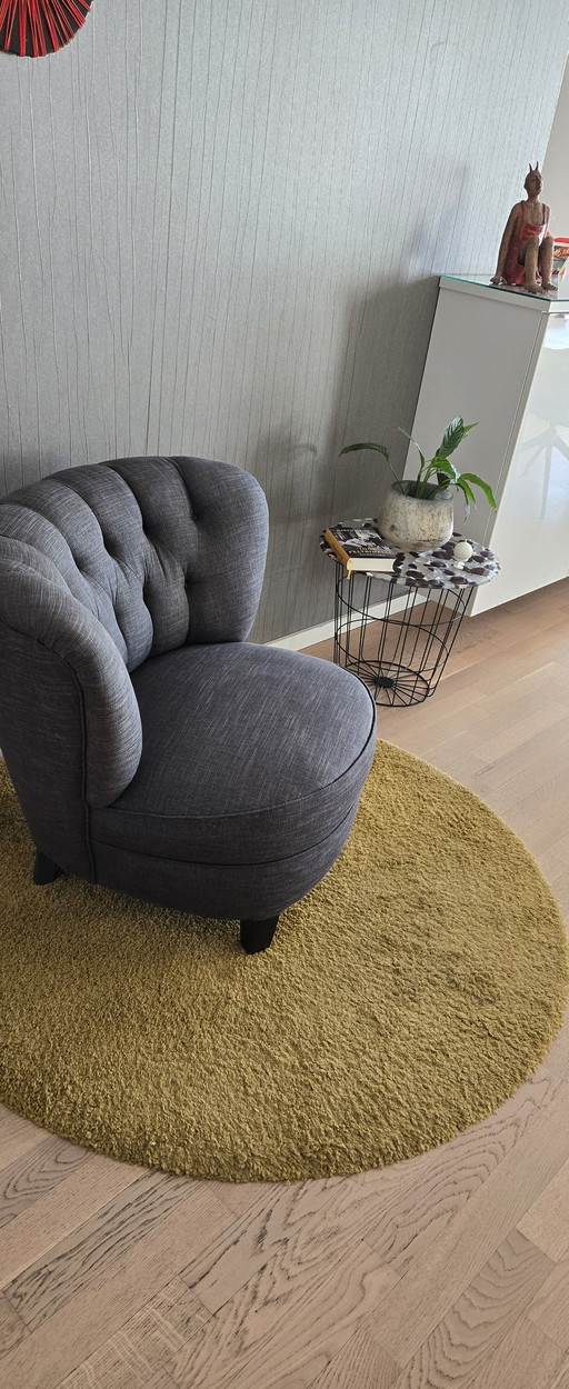 1 Beautiful mid-century cocktail armchair from the 1960s