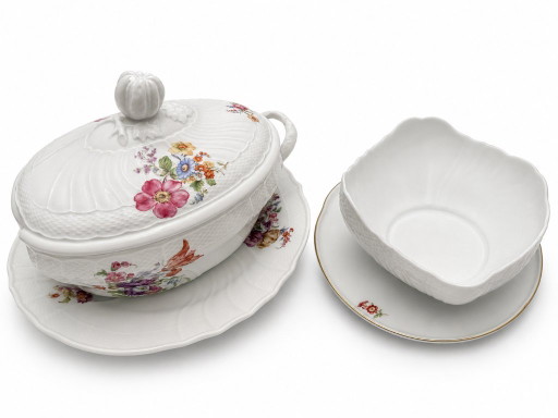 Vecchio Ginori Table Service for 12 People – servies, Porcelain
