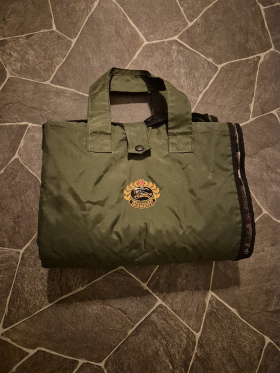 Image 1 of Vintage Burberry picnic blanket