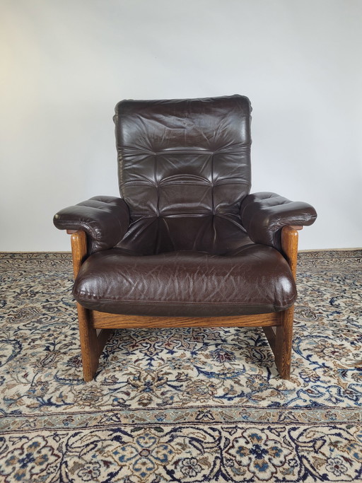 Coja Vintage leren fauteuil