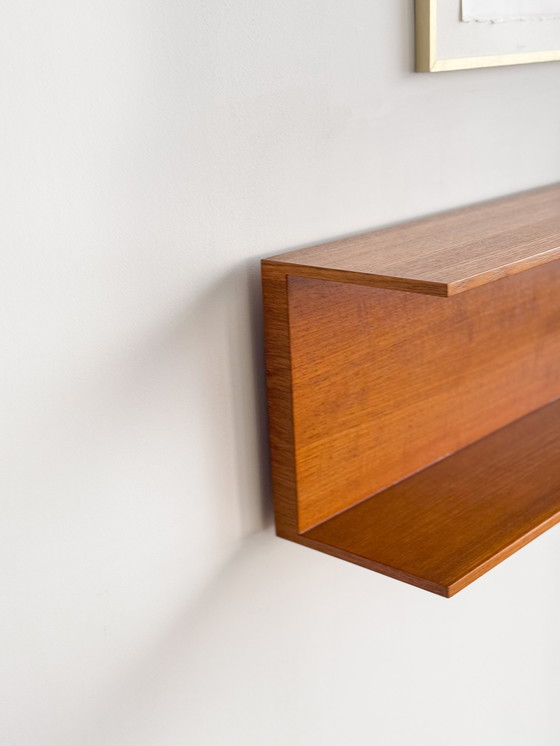 Image 1 of Mid Century Schrankwand 100cm in Teak von Walter Wirz für Wilhelm Renz, 1960er Jahre