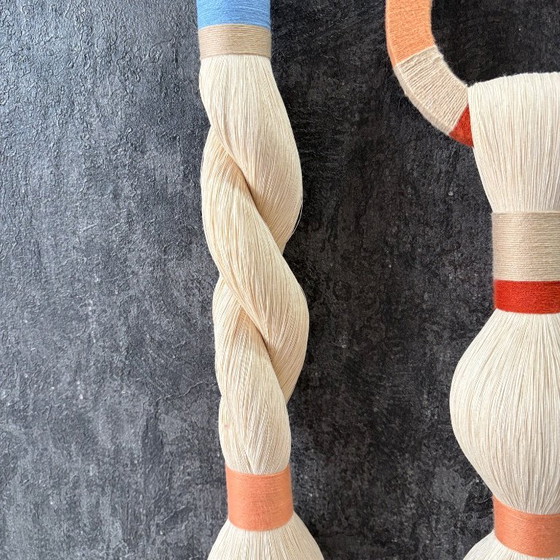 Image 1 of Handgefertigte Boho-Wandquasten-Dekoration – 120 cm