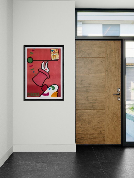 Jan Młodożeniec - Zirkus - 1975 - Original polnisches Zirkusplakat | Plakat Nr. 146 | 98 × 68 cm | Polen