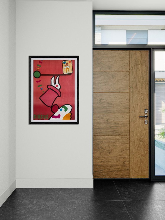 Image 1 of Jan Młodożeniec - Zirkus - 1975 - Original polnisches Zirkusplakat | Plakat Nr. 146 | 98 × 68 cm | Polen