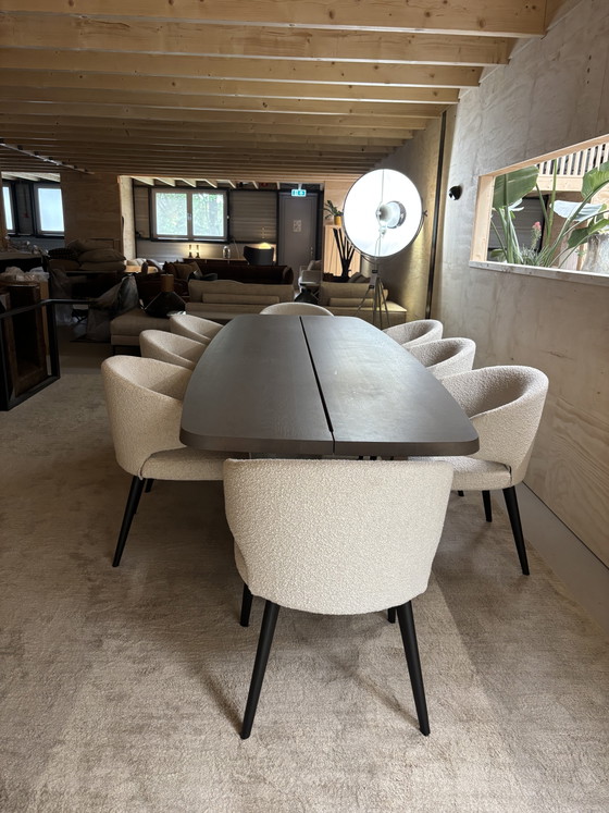 Image 1 of Minotti Aston Dining Chairs in boucle Np € 2.580,-