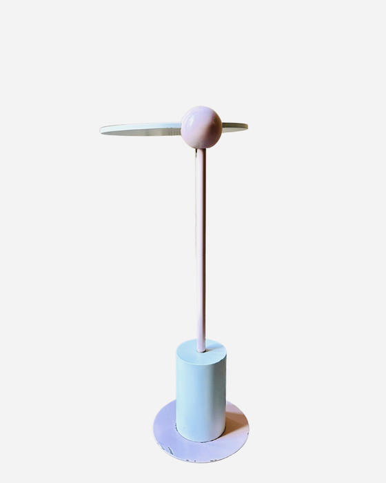 Image 1 of "Piccolo" side table in Memphis style - Edward Geluk for ArCo, Netherlands, 1984 Rotatable