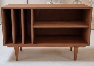 Meuble Tourne-disque Torfinn, Buffet bas, Bois, Marron (photo 2 sur 13)