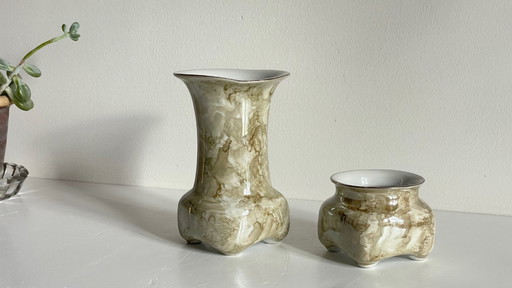 Karolina-Porzellanvasen, Polen, 1970er/80er Jahre