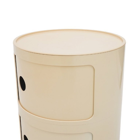 Image 1 of Mueble de almacenaje modular blanco de Anna Castelli para Kartell, años 70